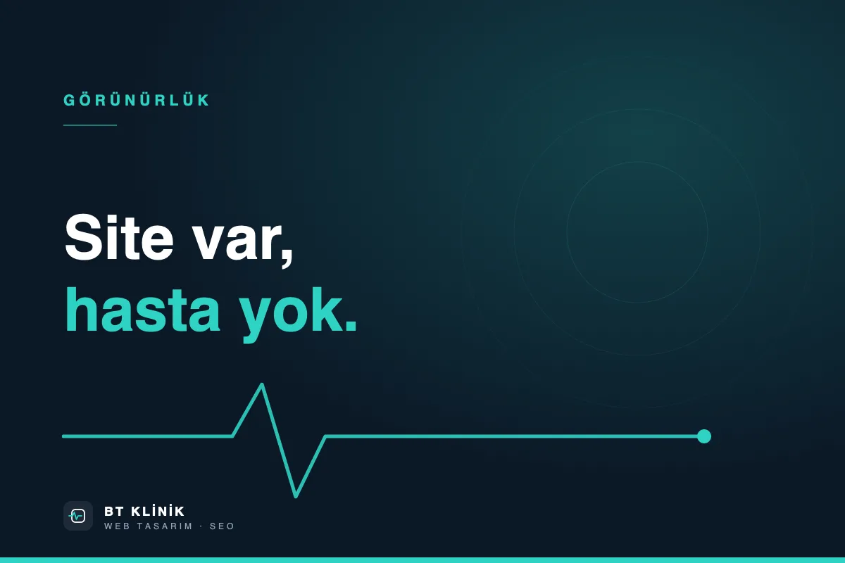Klinik Web Sitesi Neden Google'da Çıkmıyor? Nedenler ve Çözümler Rehberi